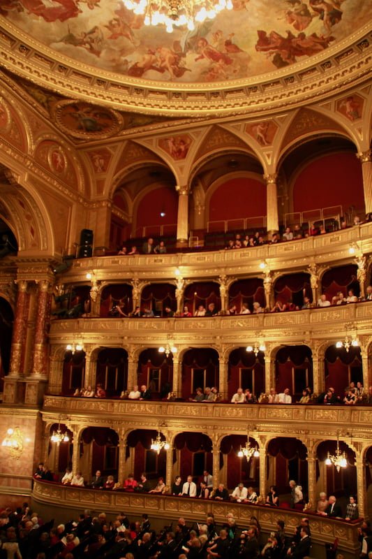 Circle seats at the opera