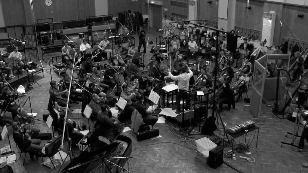 Recording film music: Mark Slater at Abbey Road with the London Symphony Orchestra