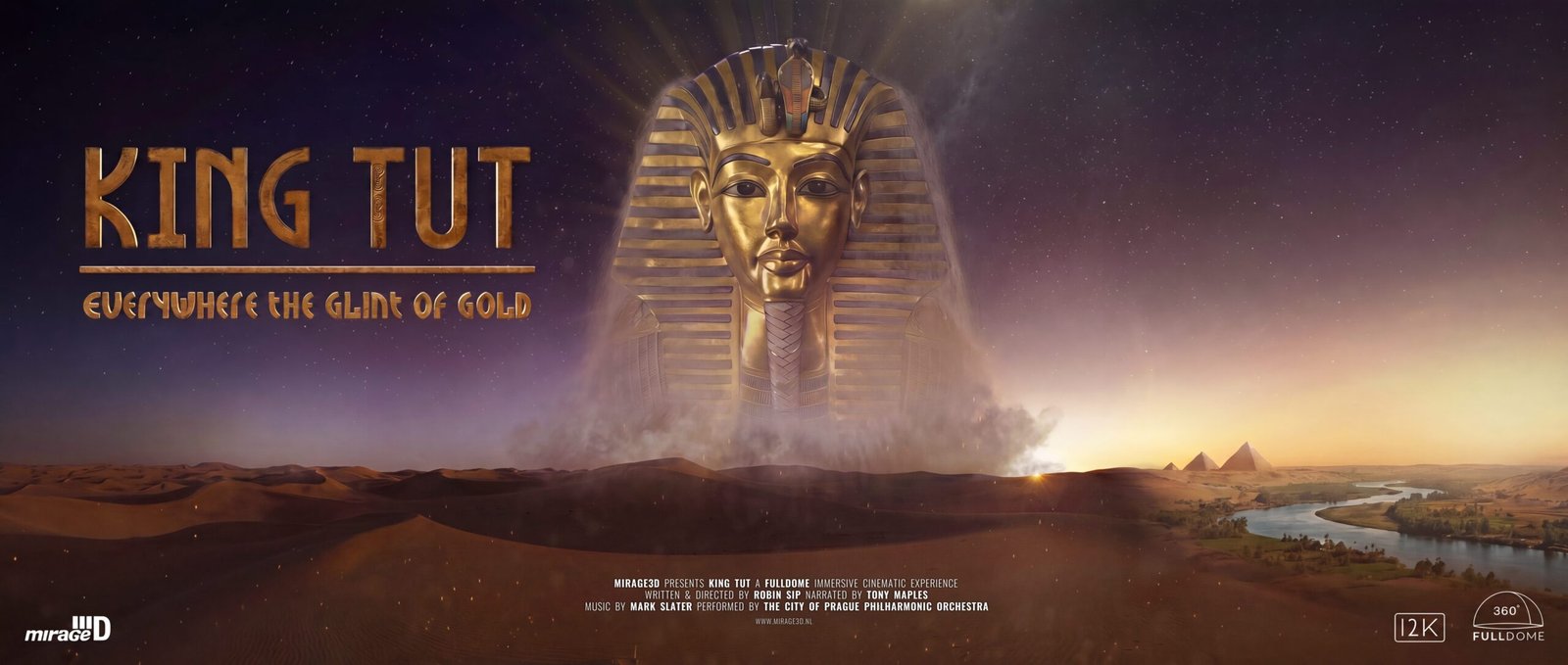 King Tut - fulldome and immersive cinema score by Mark Slater for Mirage3D (in progress)