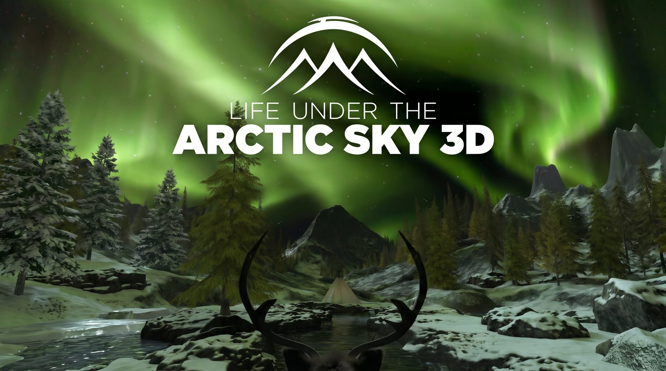 Life Under the Arctic Sky - the aurora over the Arctic tundra