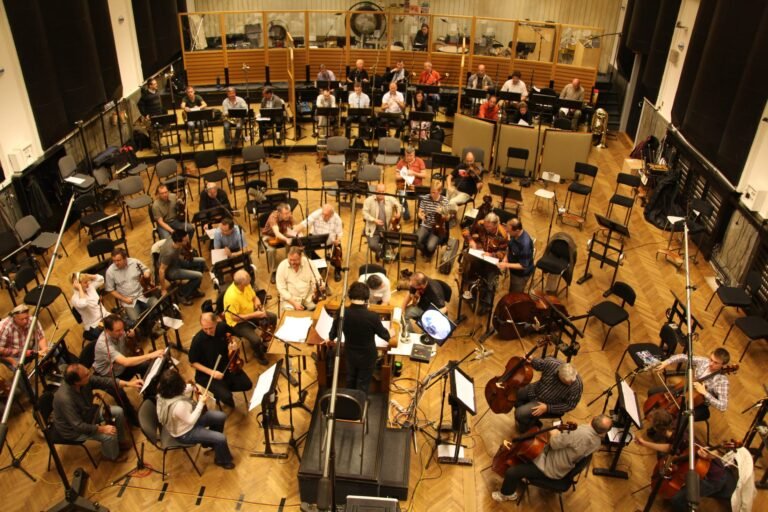 The Prague Metropolitan Philharmonic Orchestra — recording session