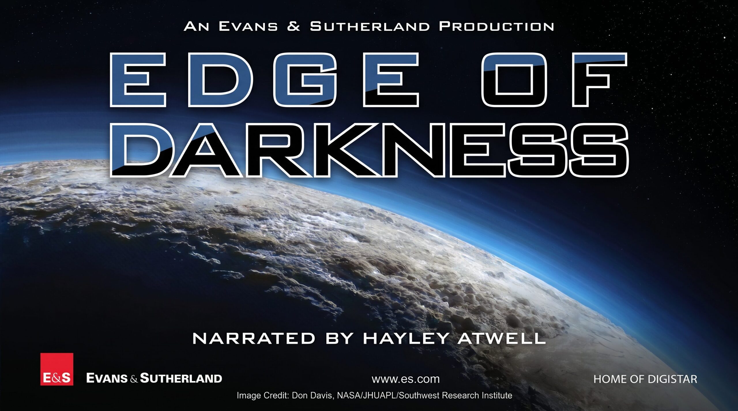 Edge of Darkness - the surface of comet 67P in the fulldome film