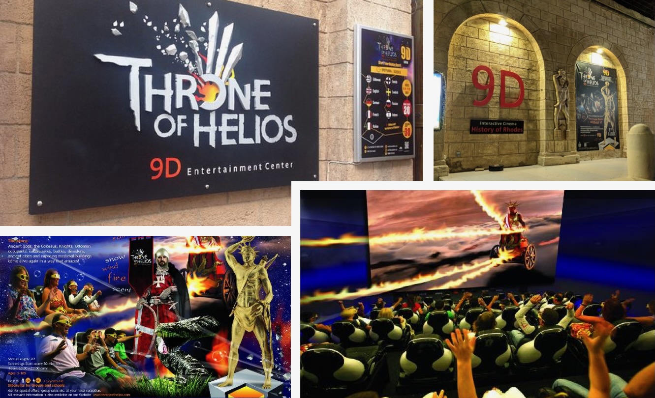 The Throne of Helios 9D theater attraction lead image