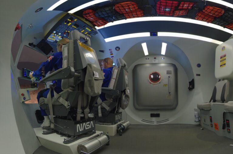 Inside the crewed rover