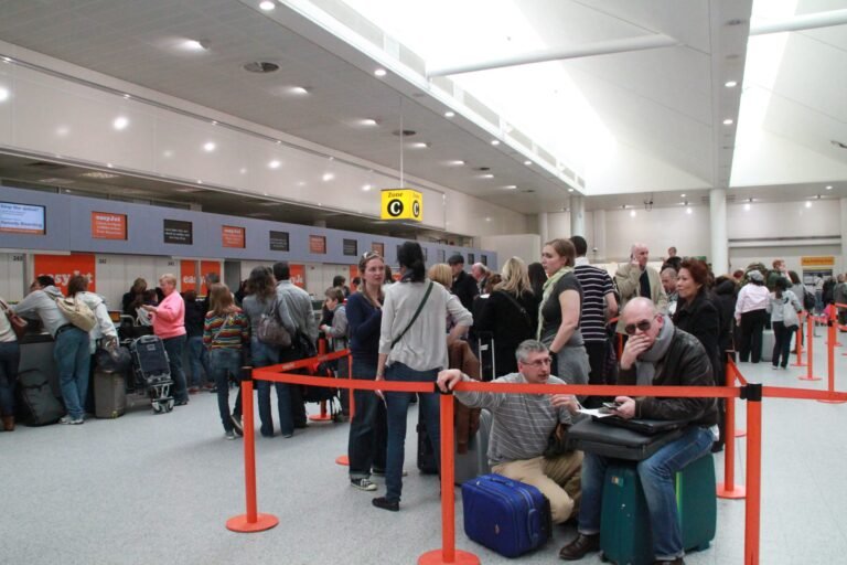 Gatwick Airport — flights cancelled across Europe after the Eyjafjallajökull eruption