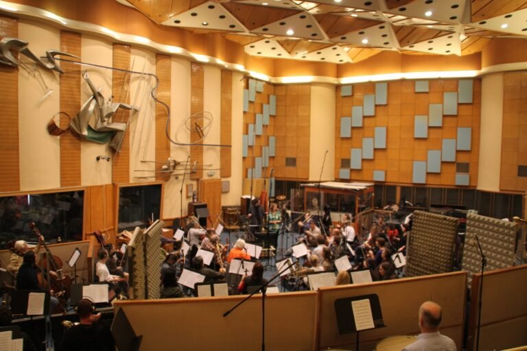 The live room from the balcony