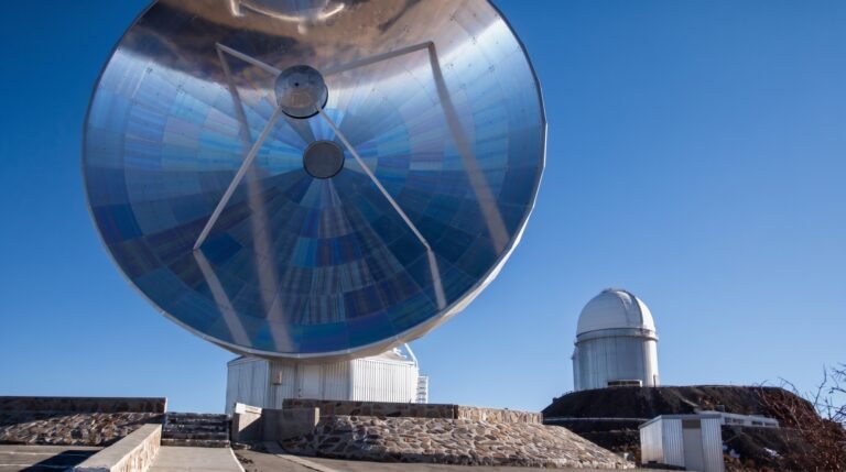The SEST radio telescope, La Silla Observatory, Chile