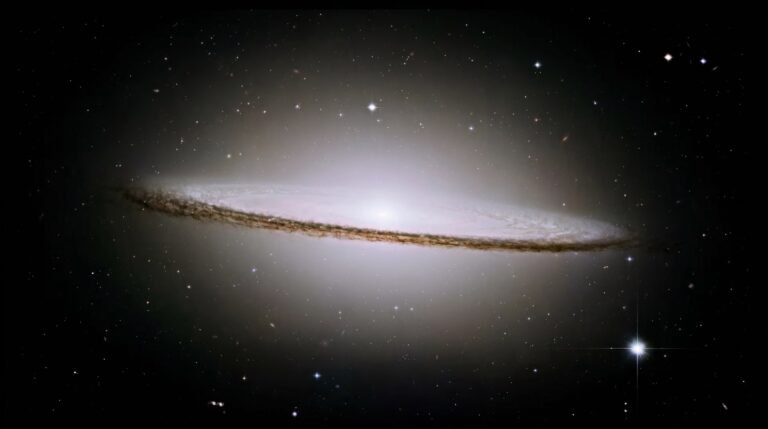 The Sombrero Galaxy (M104), imaged by Hubble