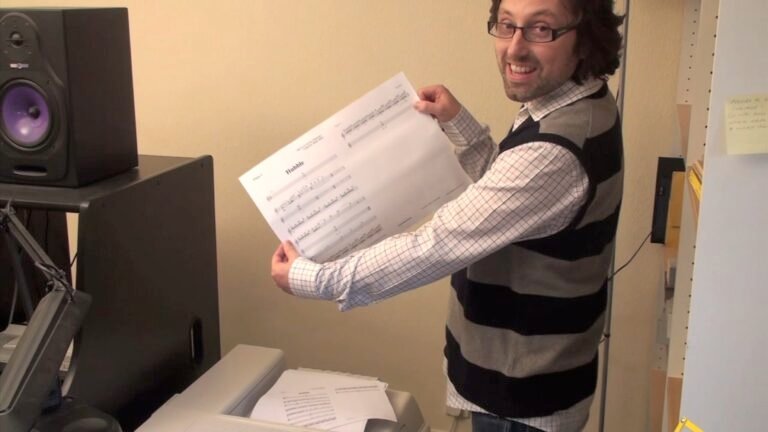 Score preparation in the studio