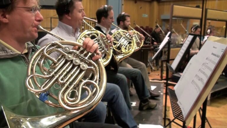 The orchestra at Abbey Road