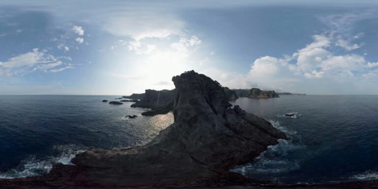 The Izu Peninsula coast — 360 panorama, from Tokyo Origami