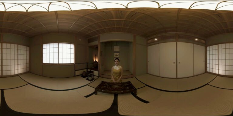 A traditional interior — 360 panorama, from Tokyo Origami