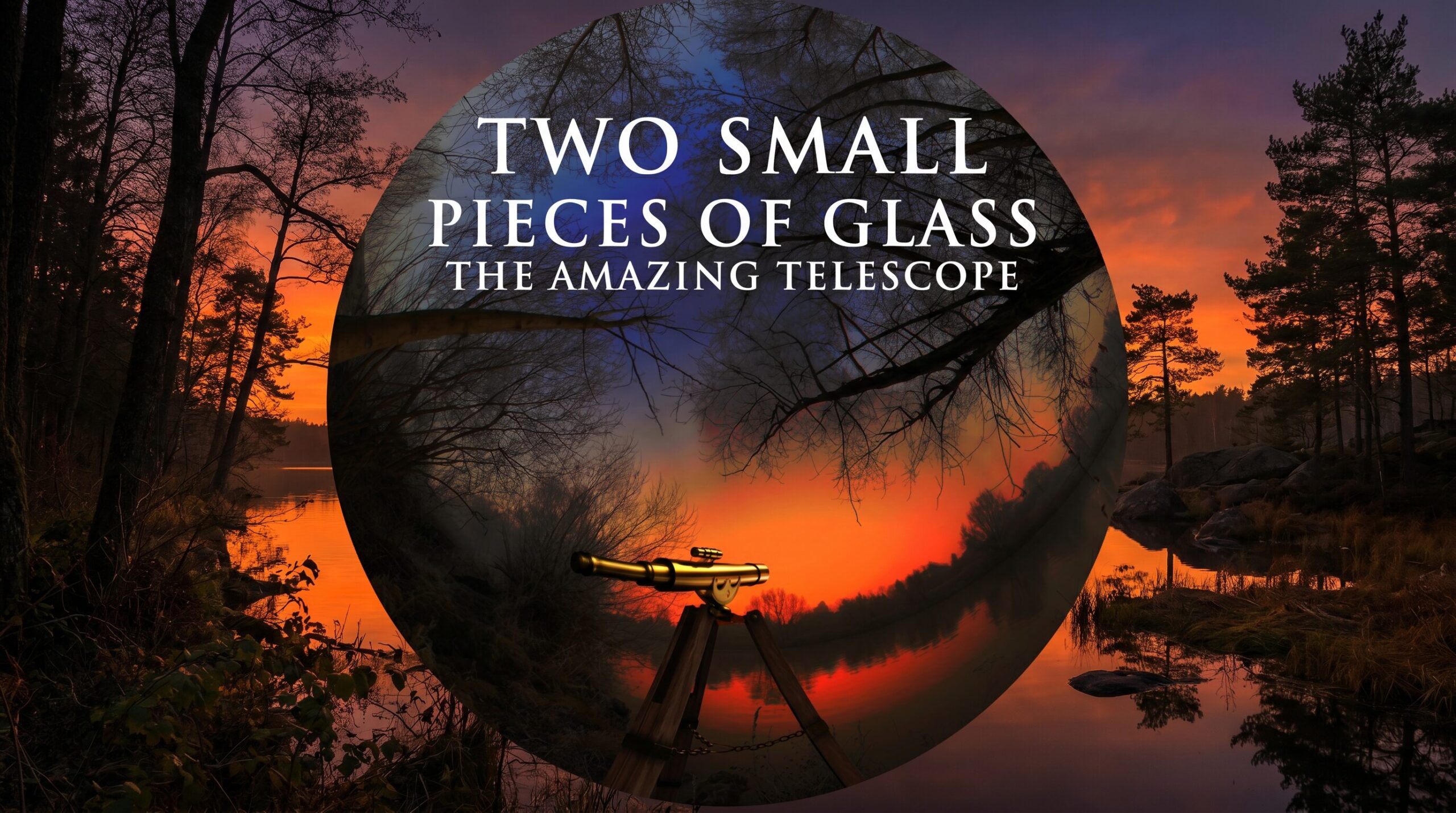 Two Small Pieces of Glass — fulldome planetarium film key art